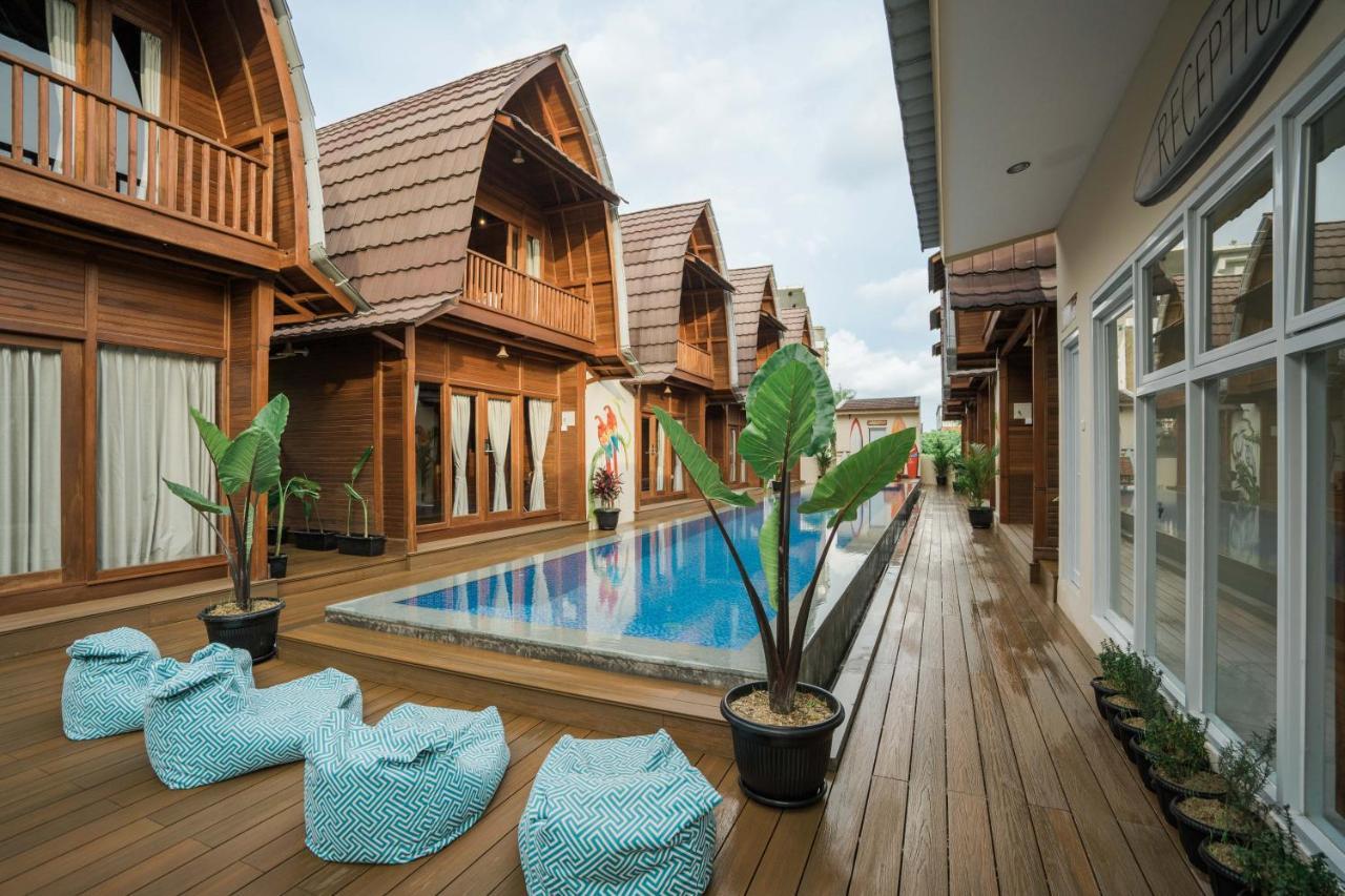 Hotel Andi Beach House Canggu Esterno foto